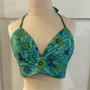 Isla De Oro Halter bikini summer cropped top